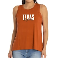 Women's Texas Orange Longhorns A-Line Hannah High Neck Tank Top