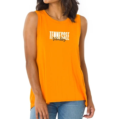 Women's Tennessee Orange Tennessee Volunteers A-Line Hannah High Neck Tank Top