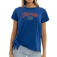 Women's Royal Florida Gators Sophie Side-Tie T-Shirt