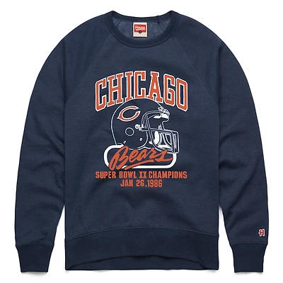Unisex Homage Navy Chicago Bears Super Bowl XX Champions 40th Anniversary Sweatshirt