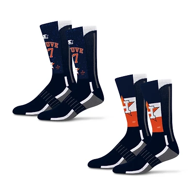 Unisex Starter Jose Altuve Houston Astros Jersey Arch Neo Two-Piece Sock Set