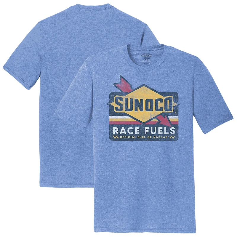 Men's NASCAR  Heather Blue Sunoco Tri-Blend T-Shirt