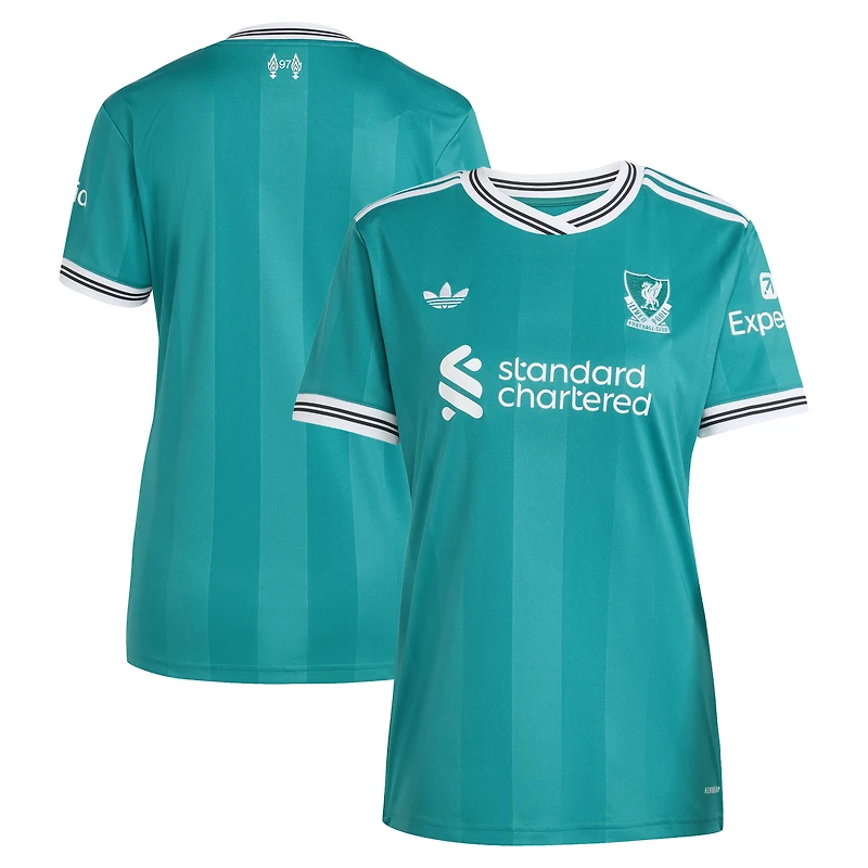 Women's adidas Green Liverpool 2025/26 Third Replica Jersey