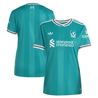 Women's adidas  Green Liverpool 2025/26 Third Replica Jersey