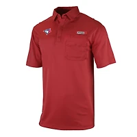 Men's Columbia Red Toronto Blue Jays Flycaster Pocket Polo