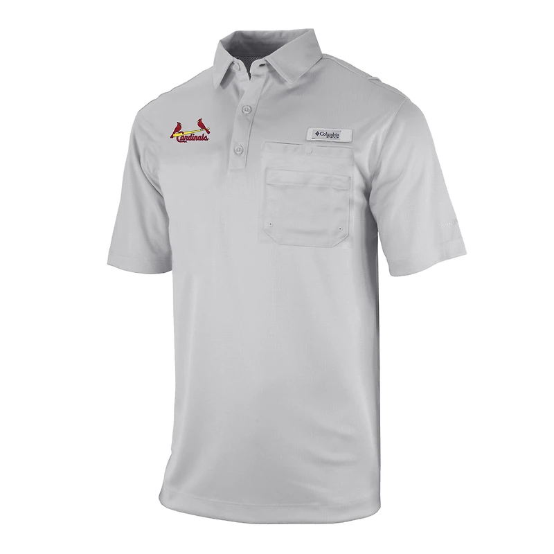 Men's Columbia St. Louis Cardinals Flycaster Pocket Polo