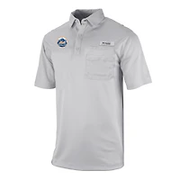 Men's Columbia Gray New York Mets Flycaster Pocket Polo