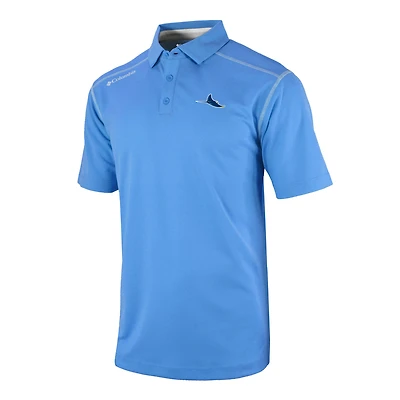 Men's Columbia Light Blue Tampa Bay Rays Omni-Wick Shotgun Polo