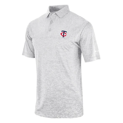 Men's Columbia Gray Minnesota Twins Heading Out Polo