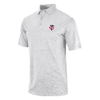 Men's Columbia Gray Minnesota Twins Heading Out Polo
