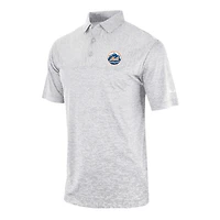 Men's Columbia Gray New York Mets Heading Out Polo