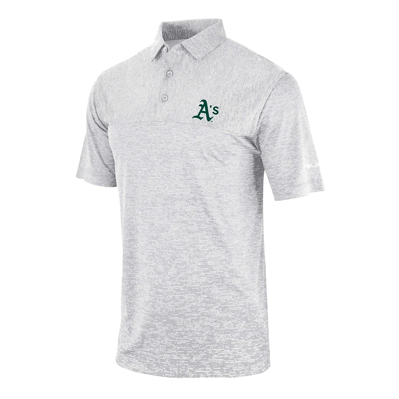 Men's Columbia Gray Athletics Heading Out Polo