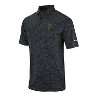 Men's Columbia Black Pittsburgh Pirates Heading Out Polo
