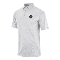 Men's Columbia Gray Milwaukee Brewers Heading Out Polo
