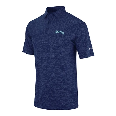 Men's Columbia Navy Seattle Mariners Heading Out Polo