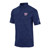 Men's Columbia Navy Washington Nationals Heading Out Polo
