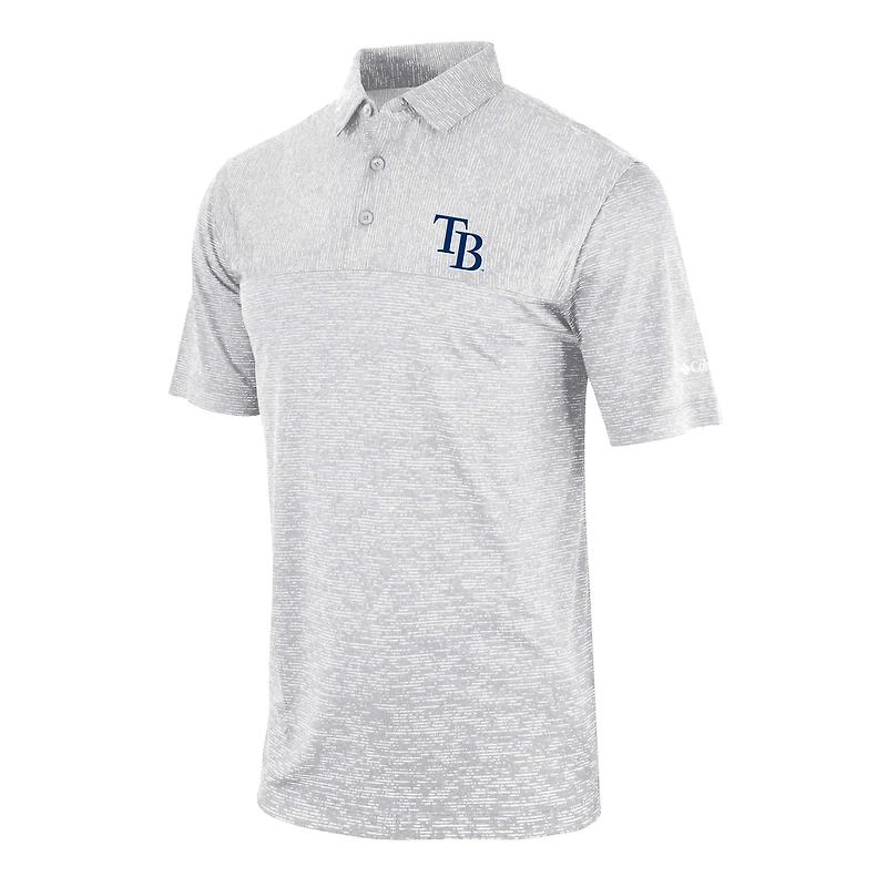 Men's Columbia Gray Tampa Bay Rays Heading Out Polo