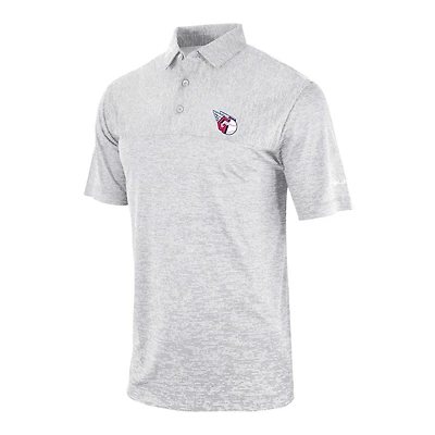 Men's Columbia Gray Cleveland Guardians Heading Out Polo