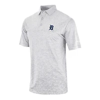 Men's Columbia Gray Detroit Tigers Heading Out Polo