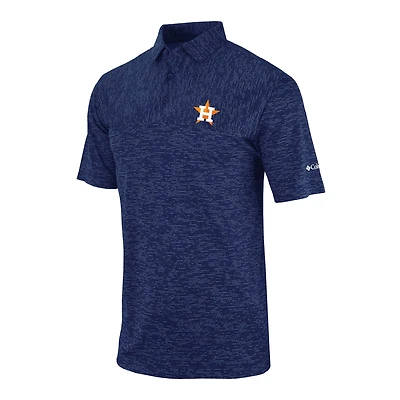Men's Columbia Navy Houston Astros Heading Out Polo