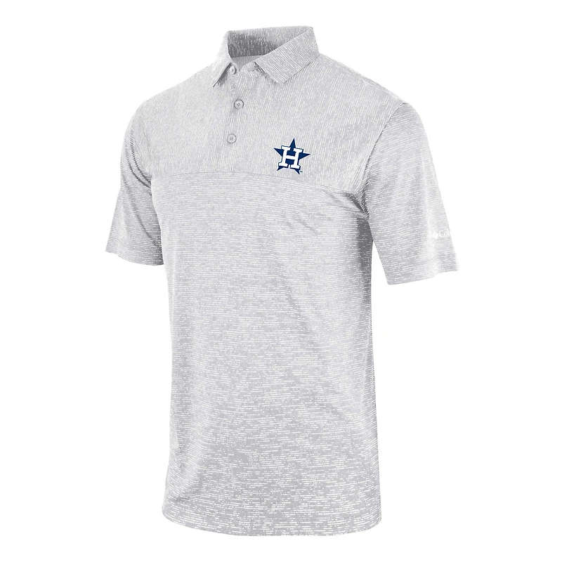 Men's Columbia Gray Houston Astros Heading Out Polo