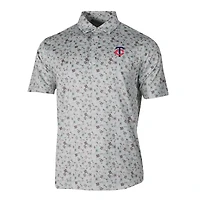 Men's Columbia Gray Minnesota Twins Countryside Green Polo