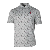 Men's Columbia Gray Arizona Diamondbacks Countryside Green Polo
