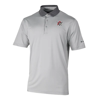 Men's Columbia Gray Pittsburgh Pirates Settle Polo