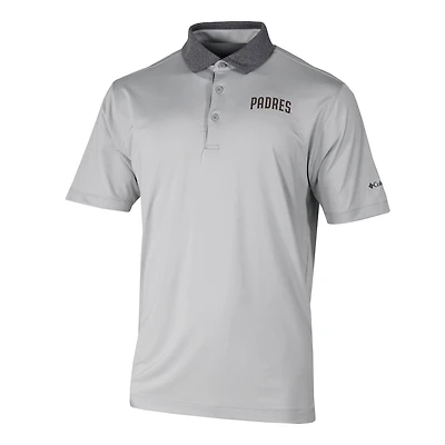 Men's Columbia Gray San Diego Padres Settle Polo
