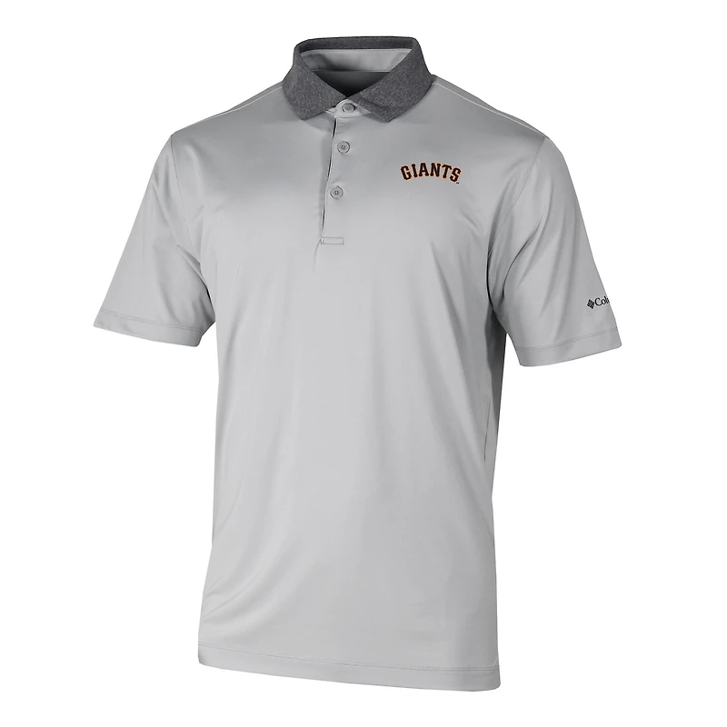 Men's Columbia Gray San Francisco Giants Settle Polo