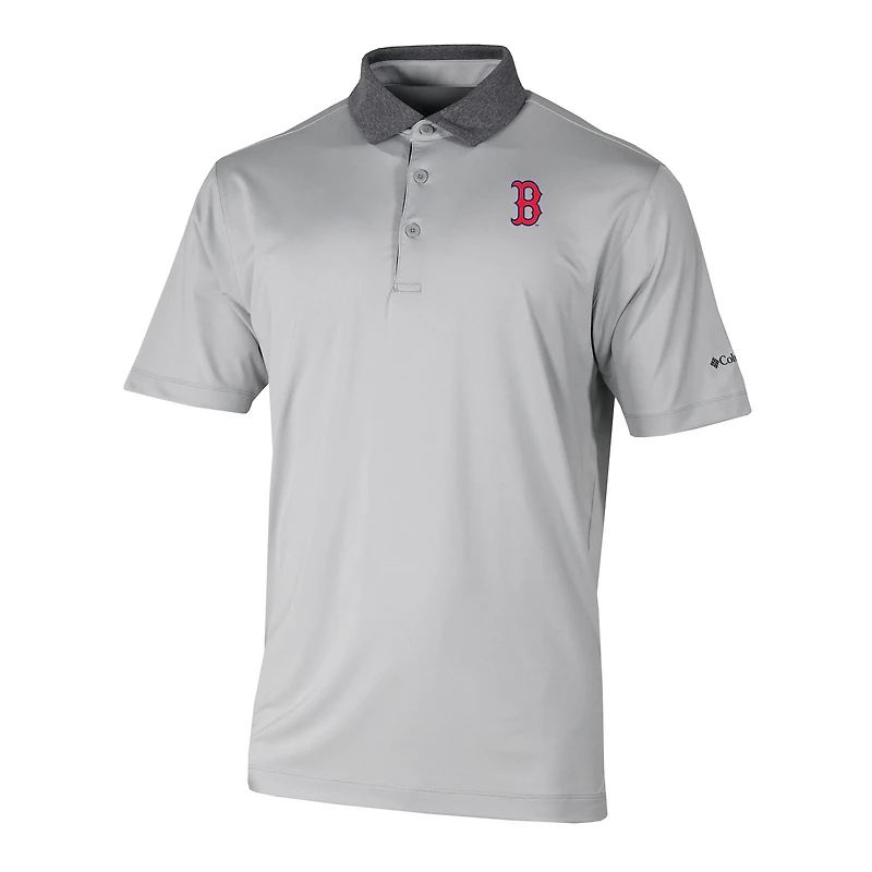 Men's Columbia Gray Boston Red Sox Settle Polo