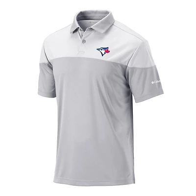 Men's Columbia Gray Toronto Blue Jays Best Ball Polo