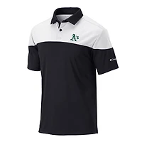 Men's Columbia Black Athletics Best Ball Polo