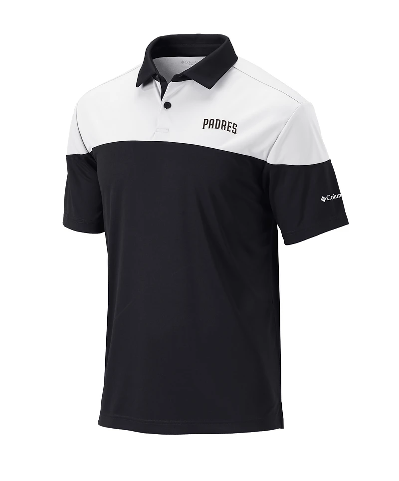 Men's Columbia Black San Diego Padres Best Ball Polo