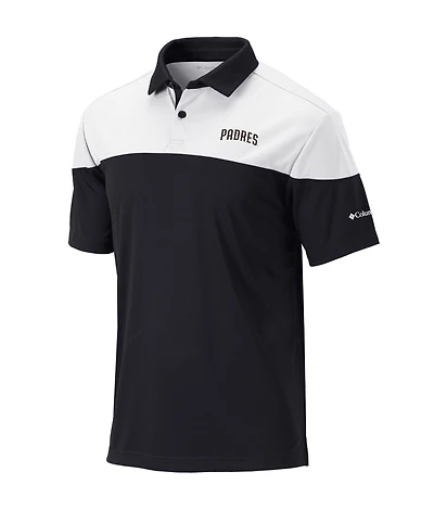 Men's Columbia Black San Diego Padres Best Ball Polo