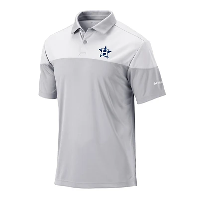 Men's Columbia Gray Houston Astros Best Ball Polo