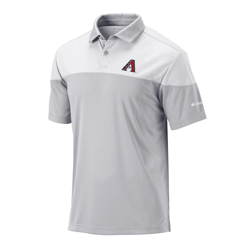 Men's Columbia Gray Arizona Diamondbacks Best Ball Polo