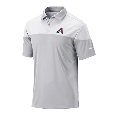 Men's Columbia Gray Arizona Diamondbacks Best Ball Polo