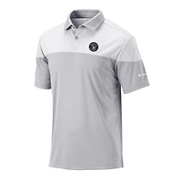 Men's Columbia Gray Milwaukee Brewers Best Ball Polo