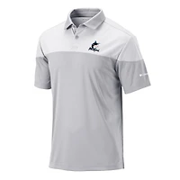 Men's Columbia Gray Miami Marlins Best Ball Polo
