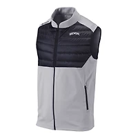 Men's Columbia Gray Milwaukee Brewers The Element Full-Zip Vest