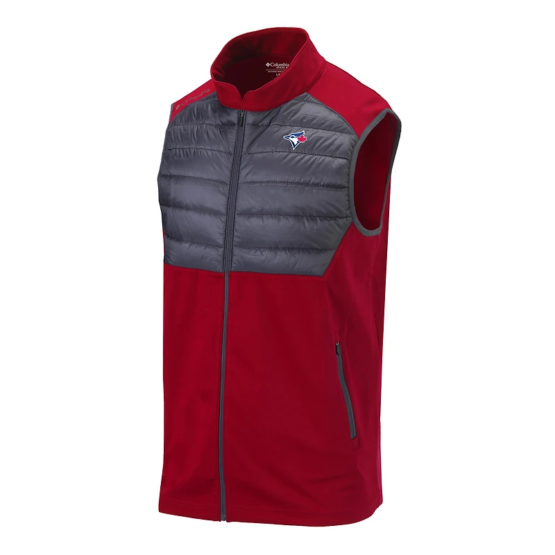 Men's Columbia Red Toronto Blue Jays The Element Full-Zip Vest