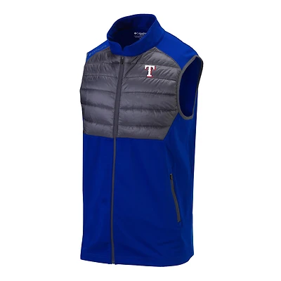 Men's Columbia Royal Texas Rangers The Element Full-Zip Vest