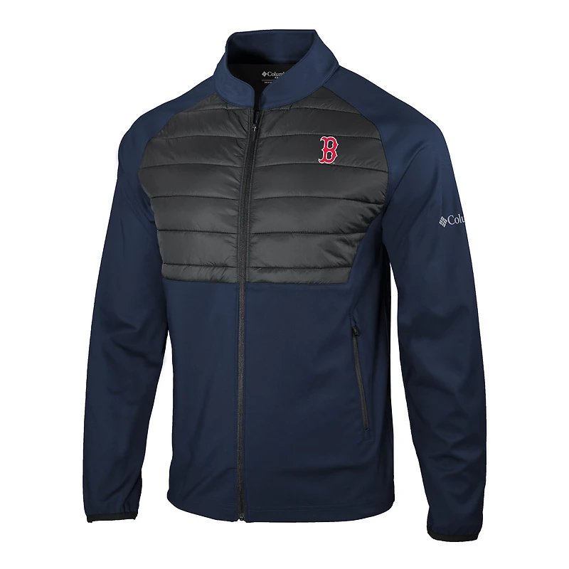 Men's Columbia Navy Boston Red Sox The Element Full-Zip Jacket