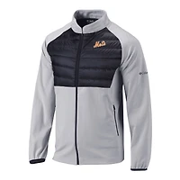 Men's Columbia Gray New York Mets The Element Full-Zip Jacket