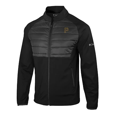 Men's Columbia Black Pittsburgh Pirates The Element Full-Zip Jacket