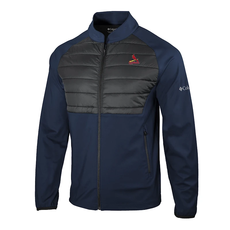 Men's Columbia Navy St. Louis Cardinals The Element Full-Zip Jacket