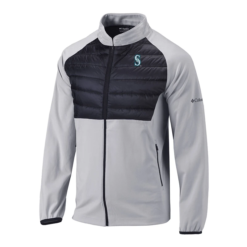 Men's Columbia Gray Seattle Mariners The Element Full-Zip Jacket
