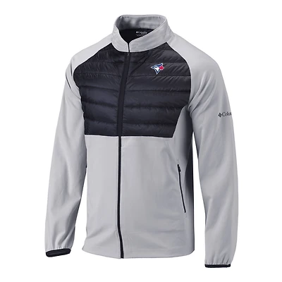 Men's Columbia Gray Toronto Blue Jays The Element Full-Zip Jacket