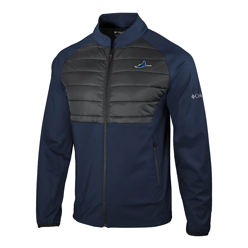 Men's Columbia Navy Tampa Bay Rays The Element Full-Zip Jacket